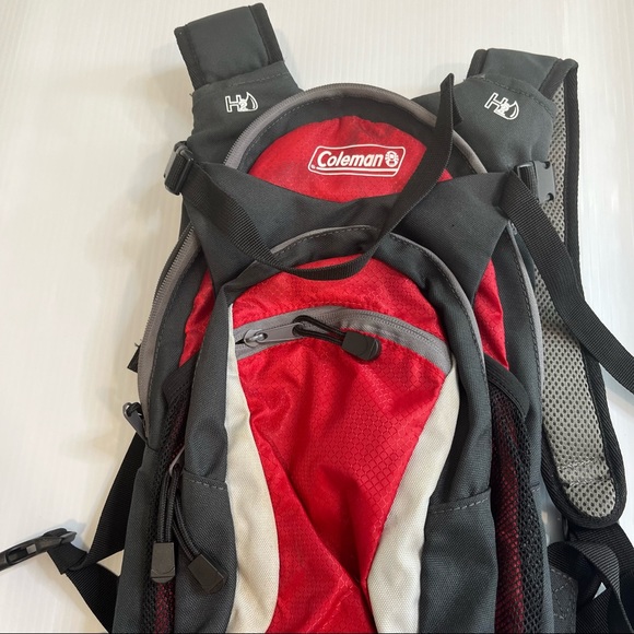 Coleman Hydration Red Black Hiking Backpack - Picture 6 of 6